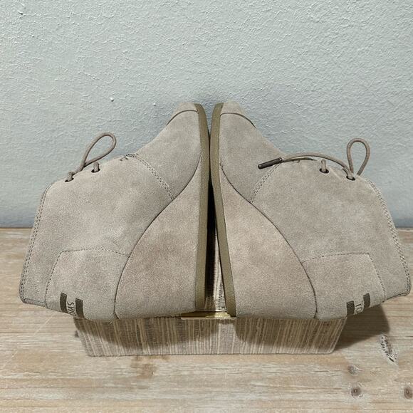 TOMS Suede Desert Wedge Booties Womens Size 6.5 - Picture 5 of 6